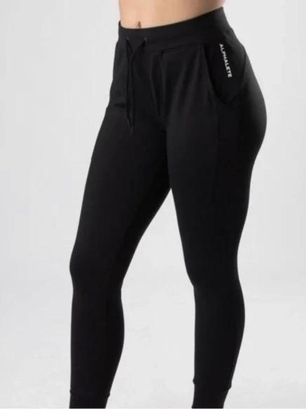 Alphalete Black High-Waist Jogger Leggings XS